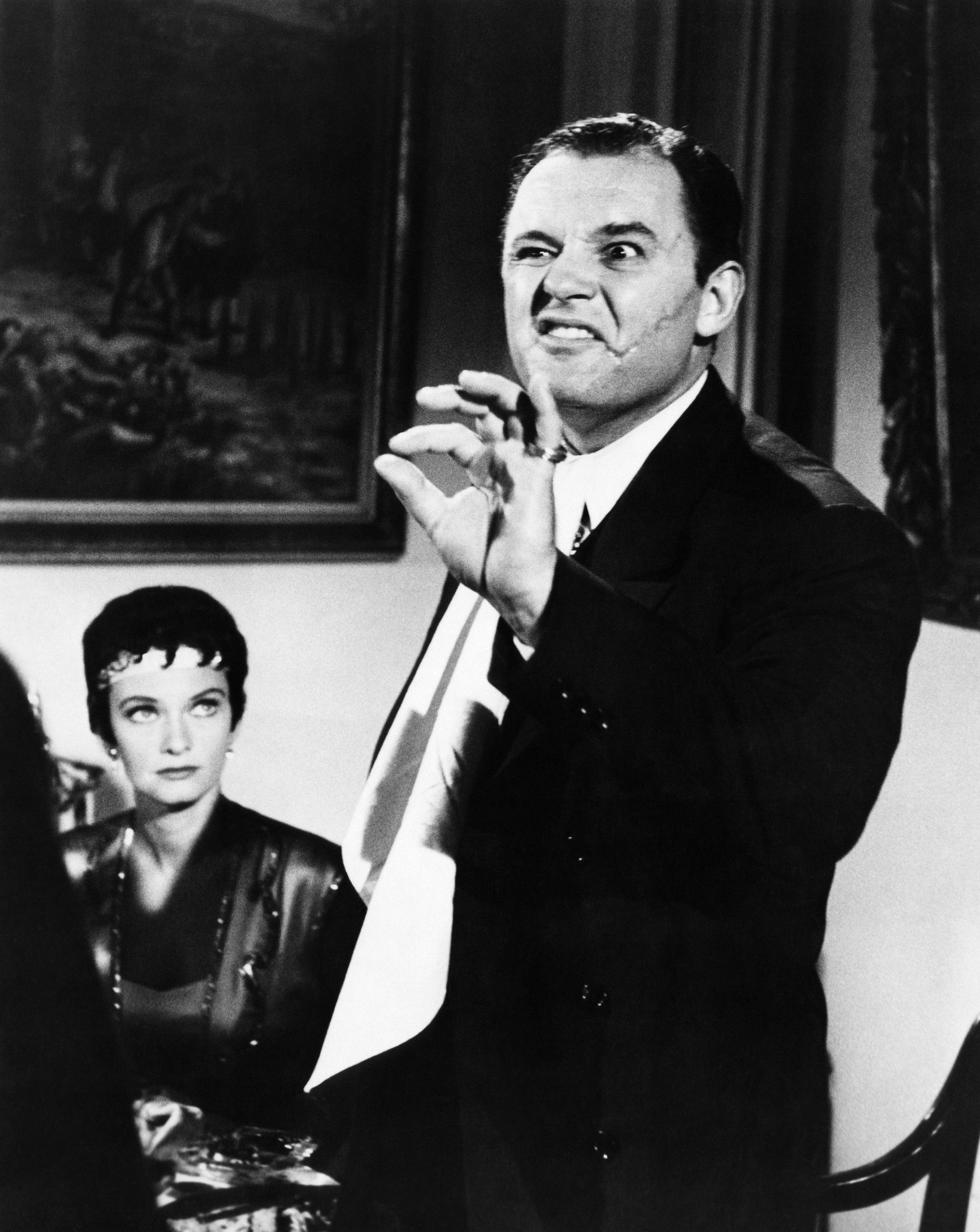 Rod Steiger in una scena di "Al Capone", 1959