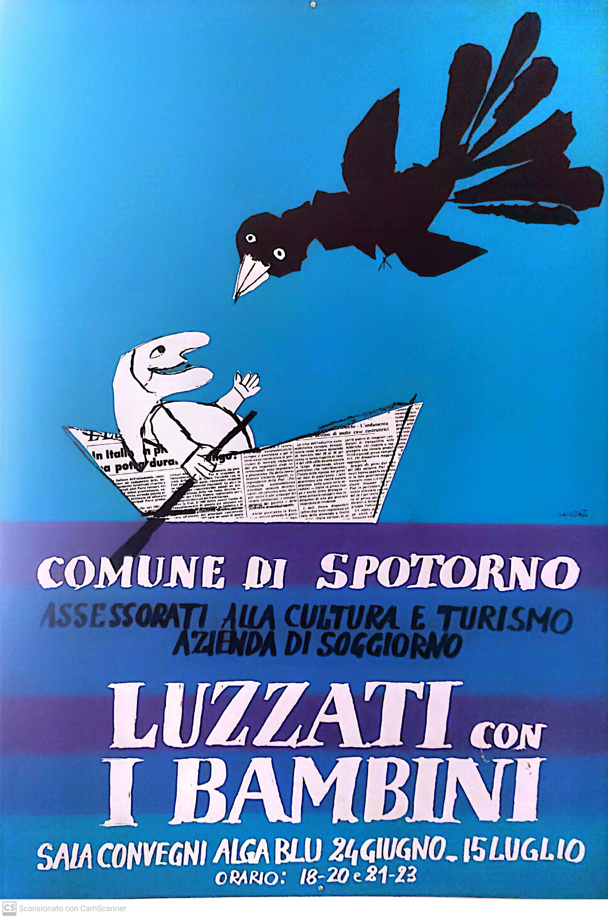 Luzzati con i bambini, Comune di Spotorno, 1982