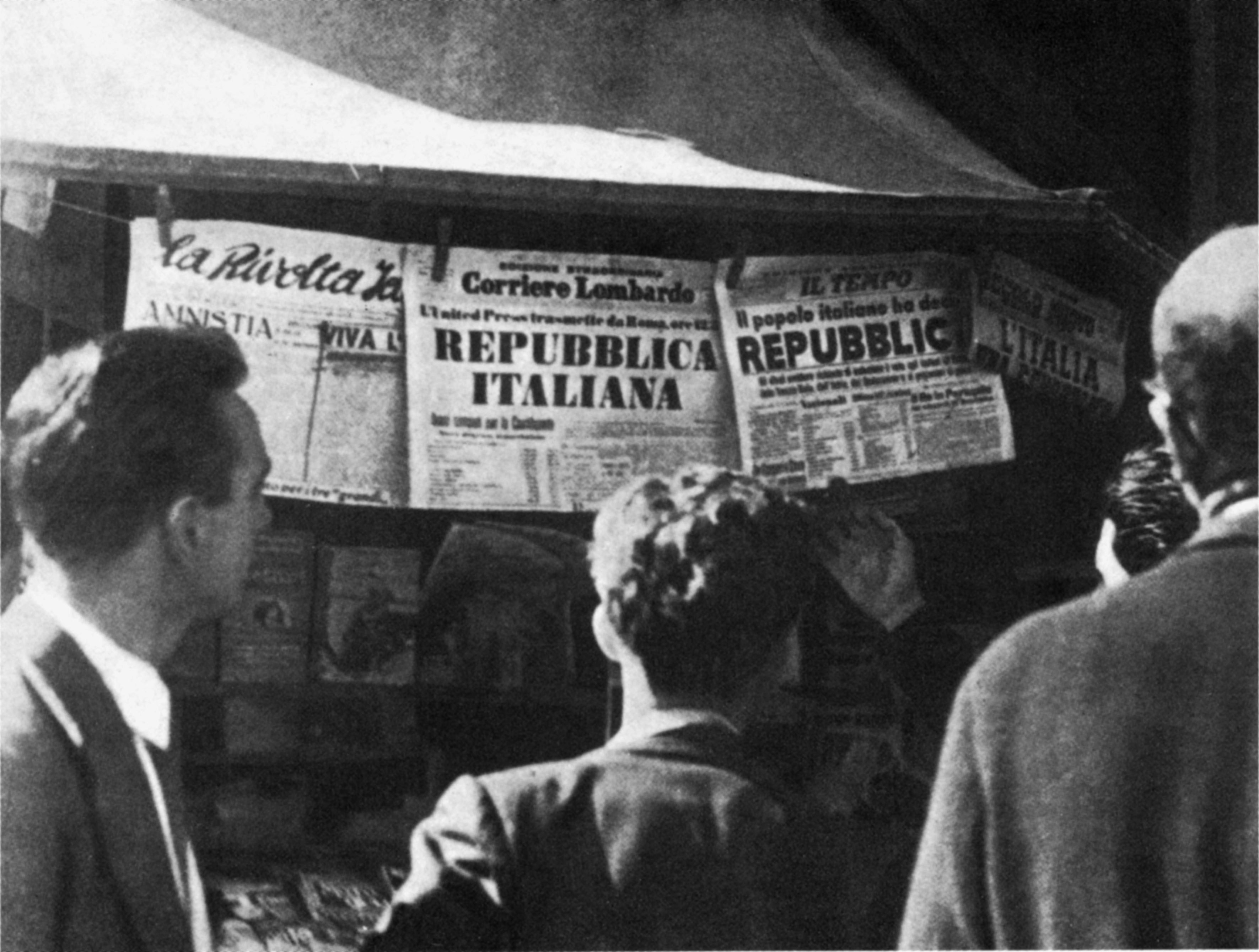 2 giugno 1946: un referendum decreta la fine della Monarchia e il passaggio alla Repubblica in Italia
