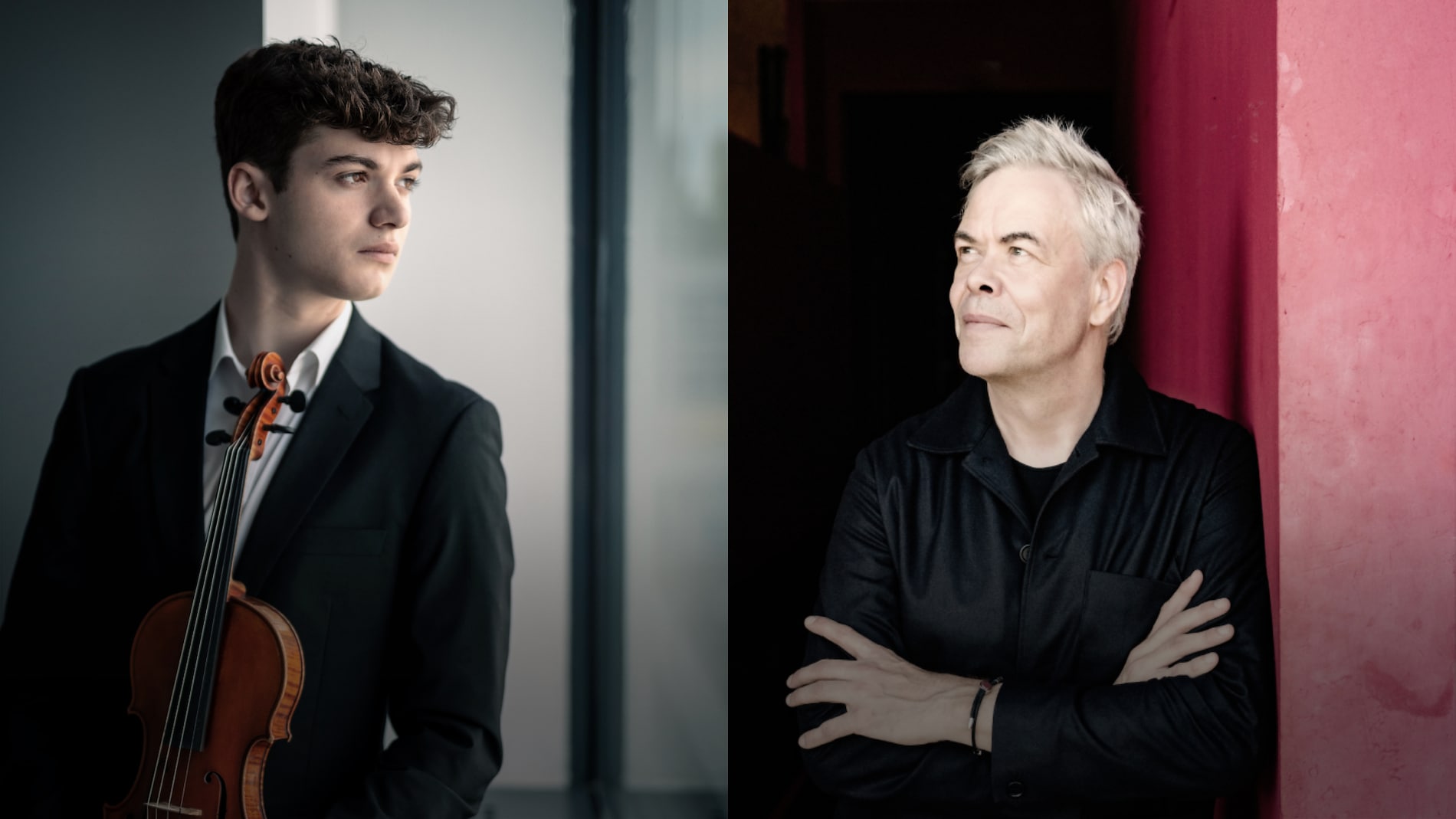 Il giovanissimo Andrea Cicalese violino solista con l'Orchestra Rai