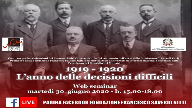 1919-1920. L'anno delle scelte difficili