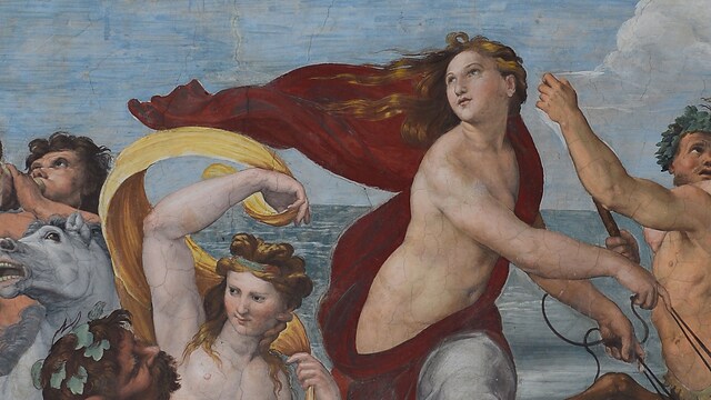 Raffaello in Villa Farnesina: Galatea e Psiche