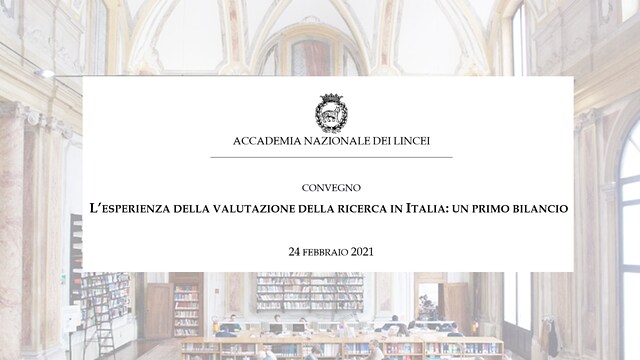 L'esperienza della valutazione della ricerca in Italia: un primo bilancio