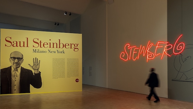Alla Triennale, Saul Steinberg Milano New York
