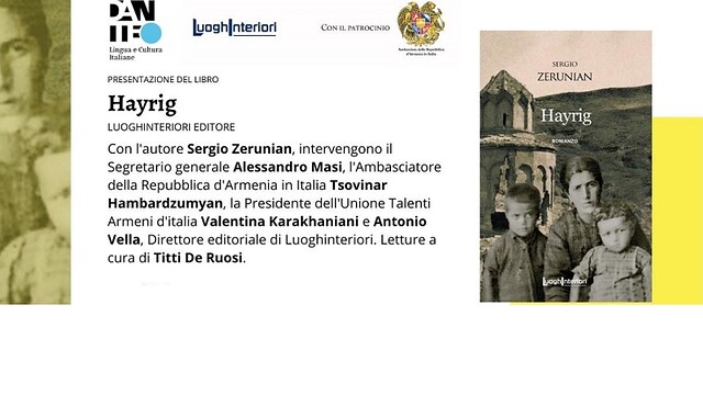 Presentazione di Hayrig di Sergio Zerunian