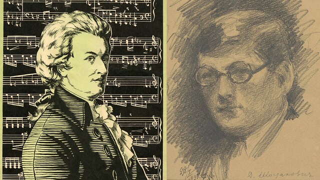 Wolfgang Amadeus Mozart e Dmitrij Šostakovič : le note di sala di Daniele Spini