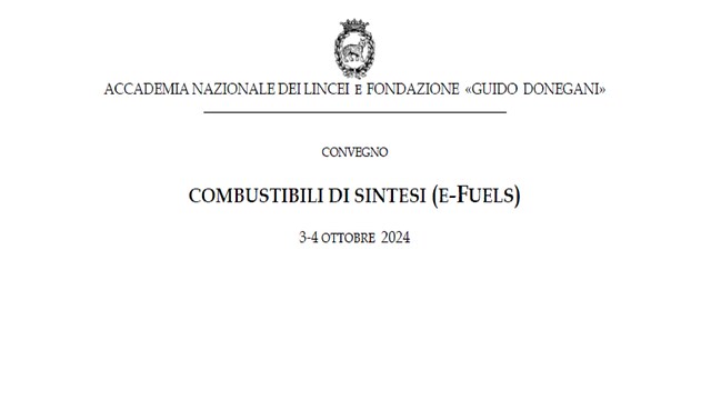 Combustibili di sintesi (e-fuels)