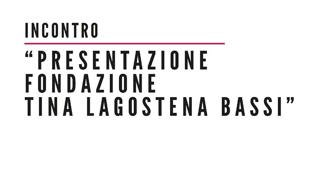 Presentazione Fondazione Tina Lagostena Bassi