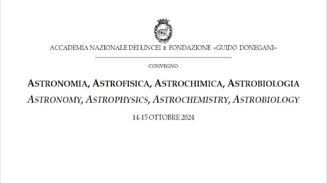 Astronomia, Astrofisica, Astrochimica, Astrobiologia
