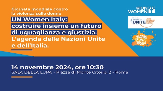 UN Women Italy: costruire insieme un futuro di uguaglianza e giustizia. L'agenda delle Nazioni Unite e dell'Italia