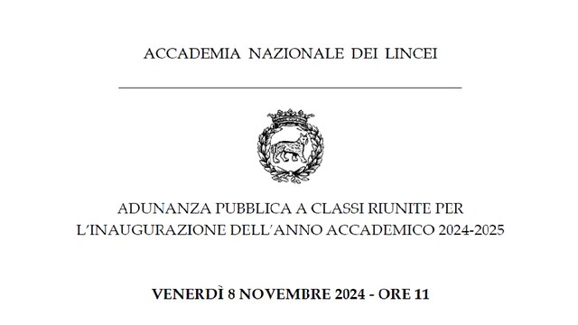 Inaugurazione dell'anno accademico 2024-2025