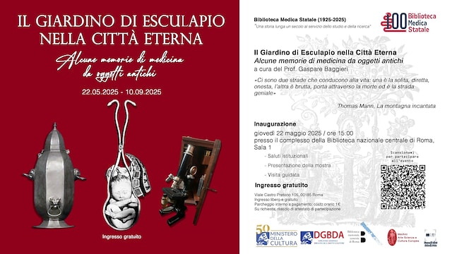 Il giardino di Esculapio: Alcune memorie di medicina da oggetti antichi