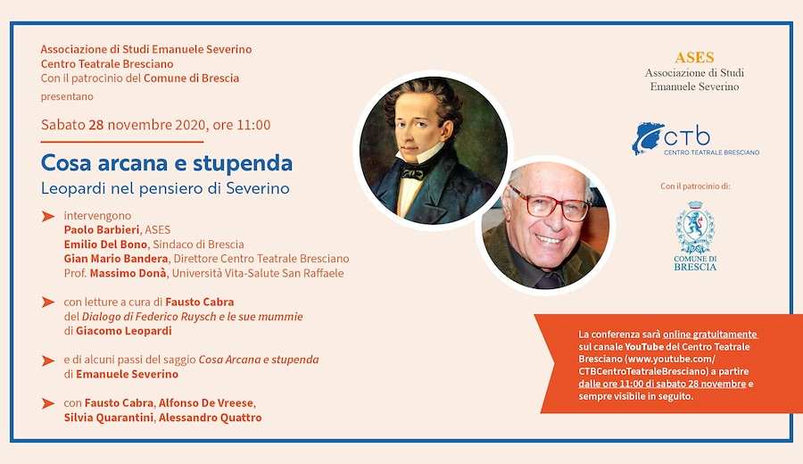 Cosa arcana e stupenda. Leopardi nel pensiero di Emanuele Severino