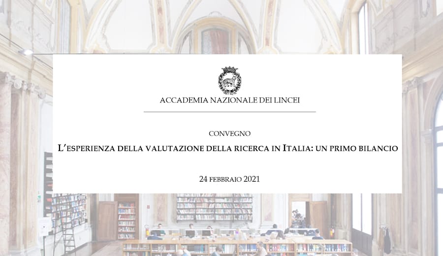 L'esperienza della valutazione della ricerca in Italia: un primo bilancio