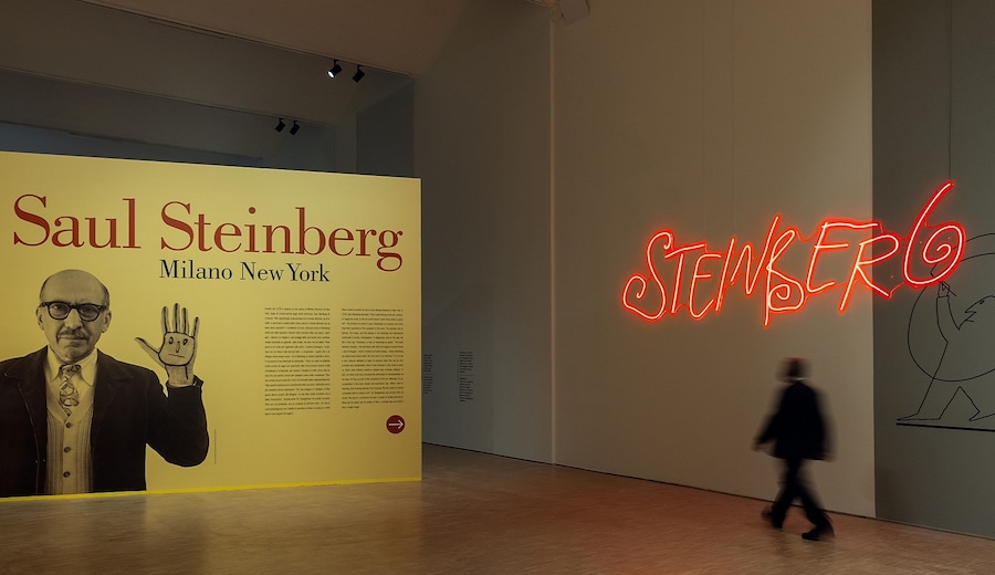 Alla Triennale, Saul Steinberg Milano New York