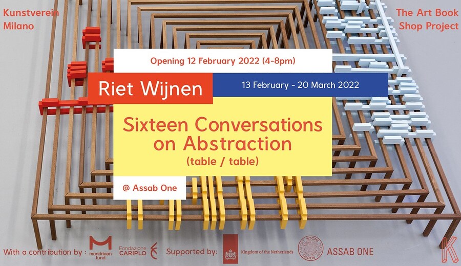 Sixteen Conversations on Abstraction (table / table) 