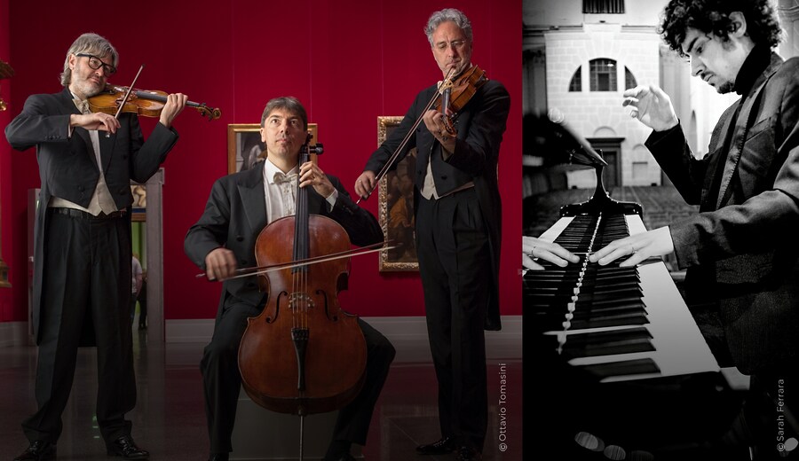 Federico Colli con il Nuovo Trio Italiano d'Archi per Le Domeniche dell'Auditorium