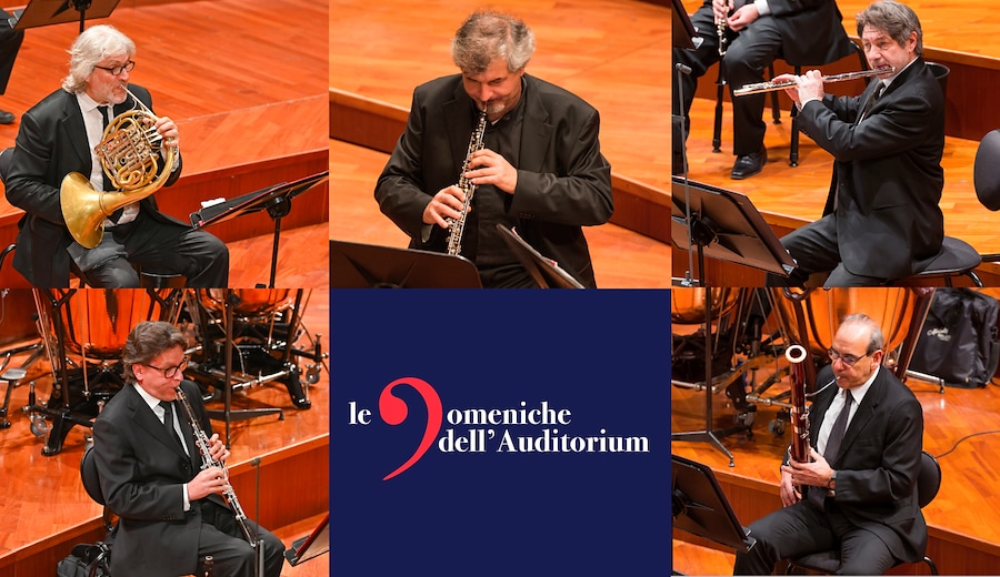 Le Americhe del '900 con il Quintetto a Fiati dell'Orchestra Rai per Le Domeniche dell'Auditorium
