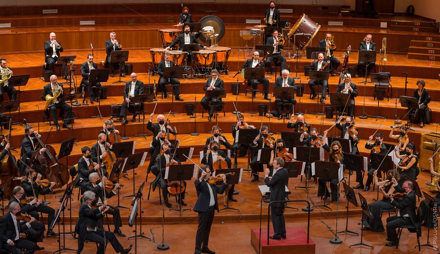 Daniel Harding e Leonidas Kavakos con l'Orchestra Rai