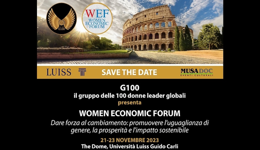 G100: a Roma la prima edizione italiana  del Women Economic Forum (WEF)