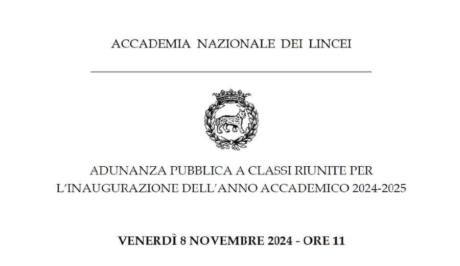 Inaugurazione dell'anno accademico 2024-2025