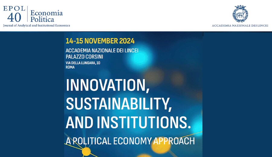 Innovation, sustainability, and institutions. A political economy approach