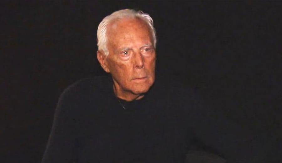 Giorgio Armani, il re della moda italiana