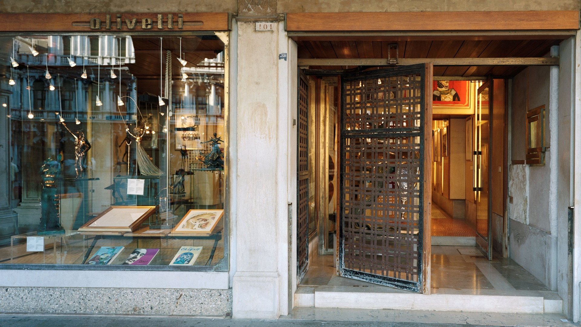 Il negozio Olivetti a Piazza San Marco di Venezia