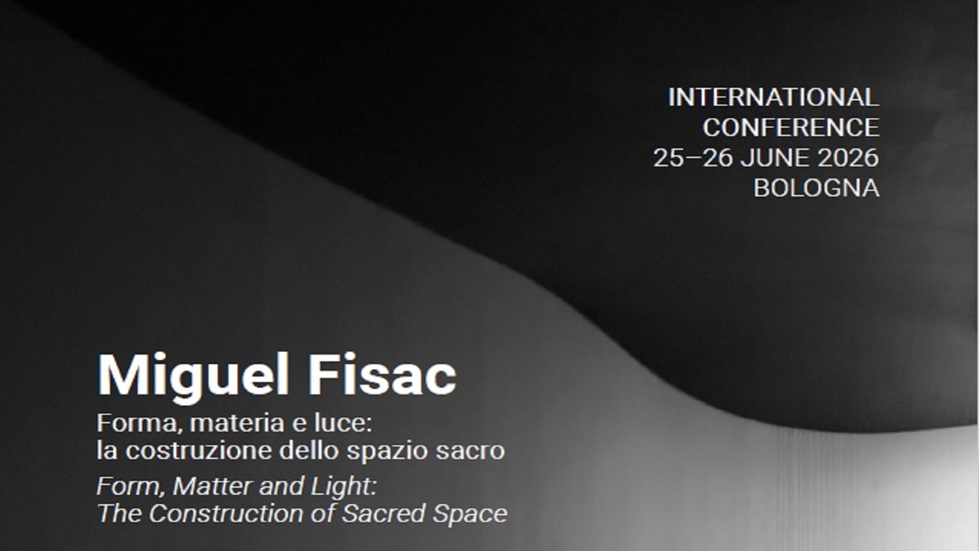 Miguel Fisac. Forma, materia e luce: la costruzione dello spazio sacro