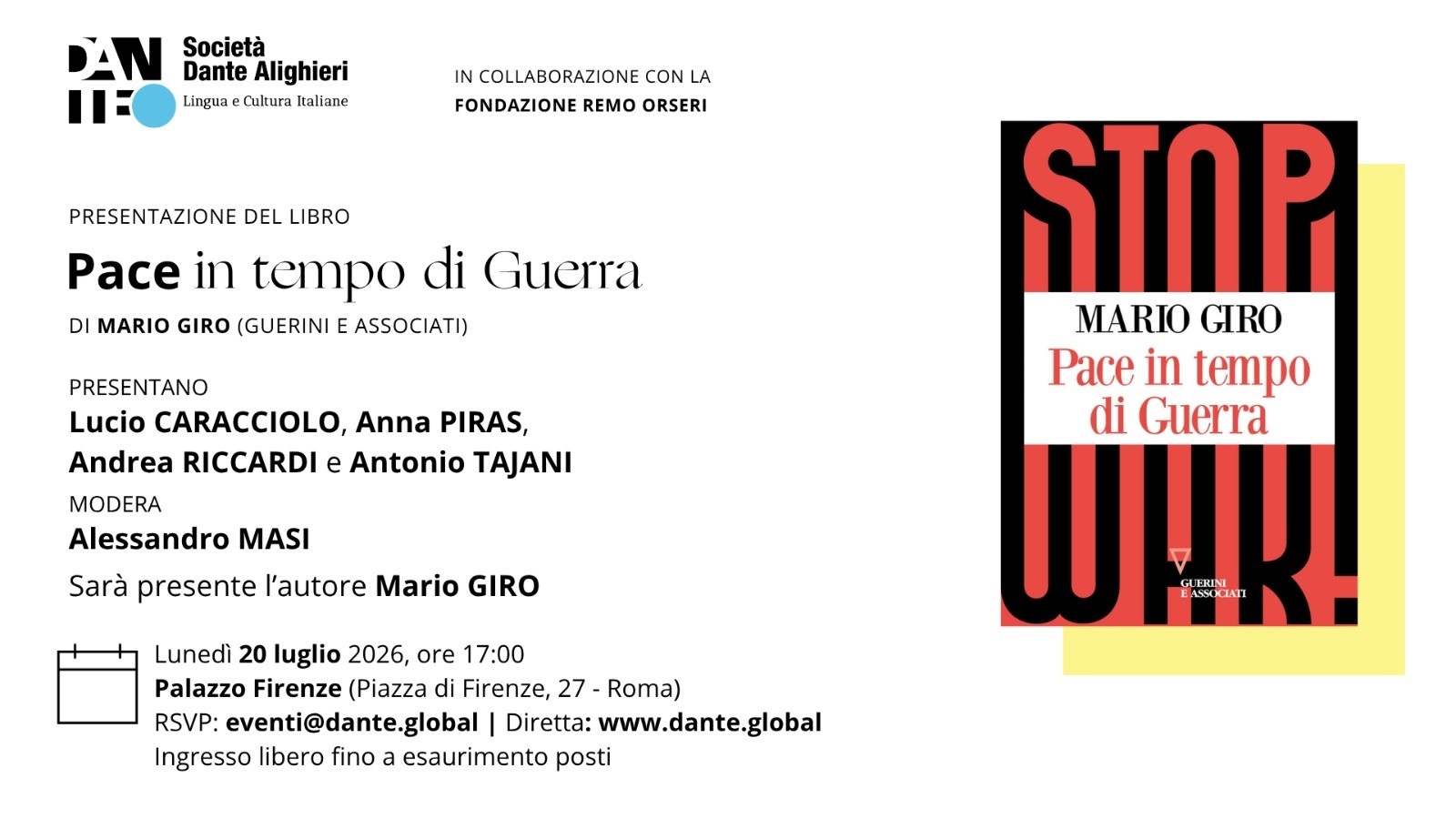 Pace in tempo di guerra