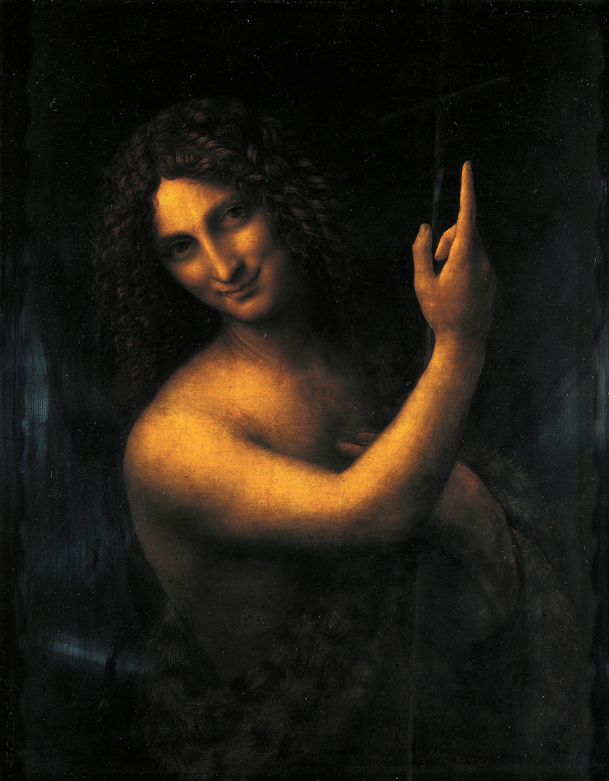 "San Giovanni Battista" è un dipinto a olio su tavola di noce (69x57 cm) di Leonardo da Vinci, databile al 1508-1513 e conservato nel Museo del Louvre a Parigi.