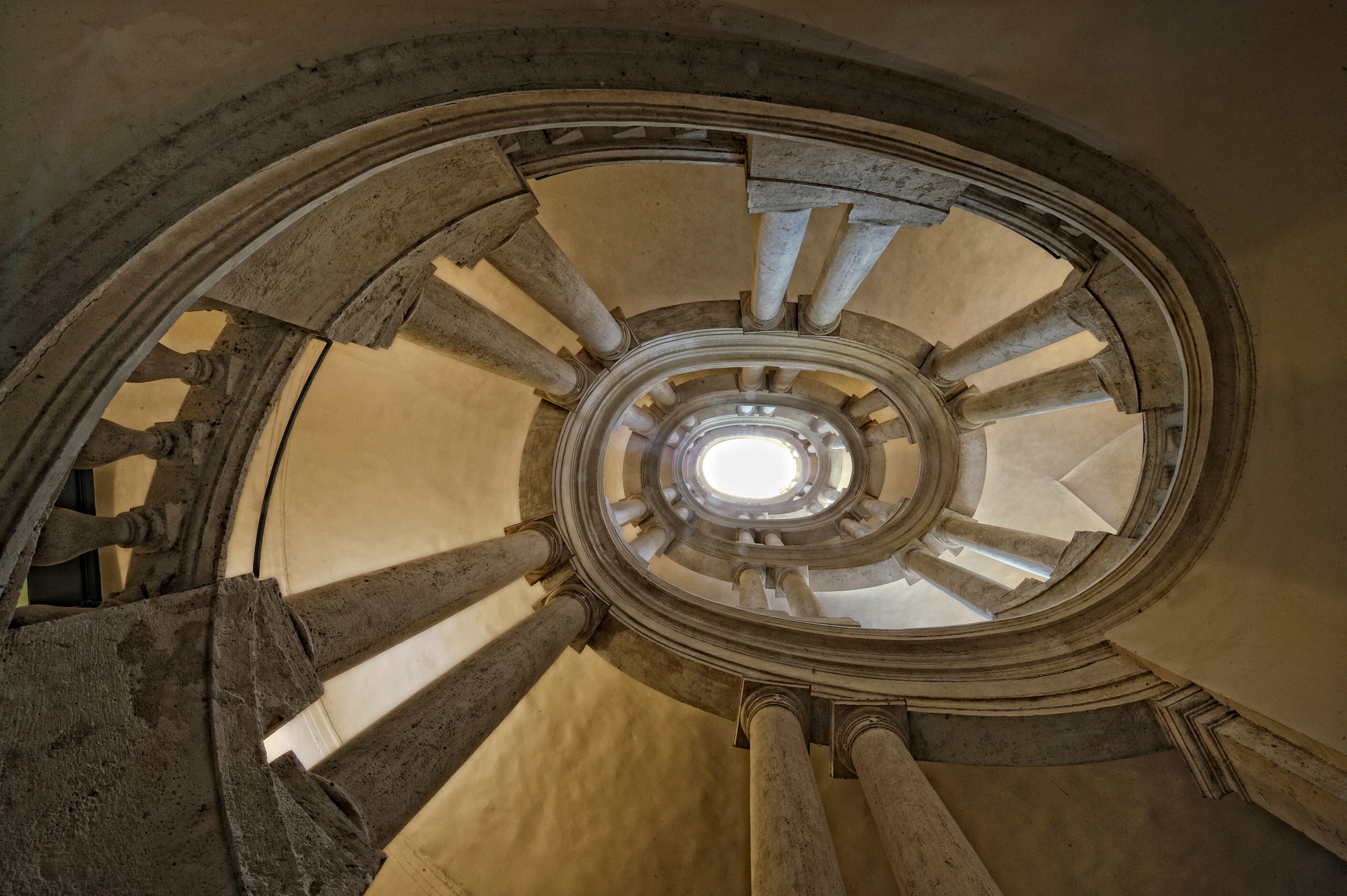 Francesco Borromini (Bissone 1599 – Roma 1667)  Scala elicoidale, 1633-1634 Gallerie Nazionali di Arte Antica 