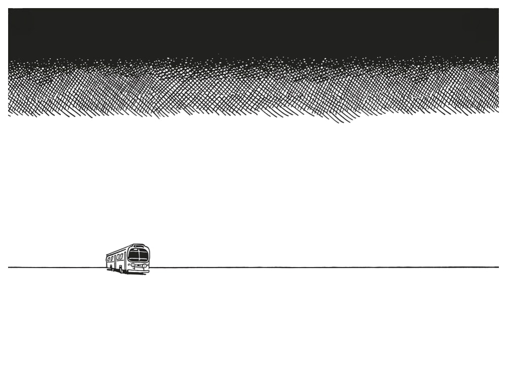 "IL BUS" di Paul Kirchner, pubblicato da Barta Edizioni. 