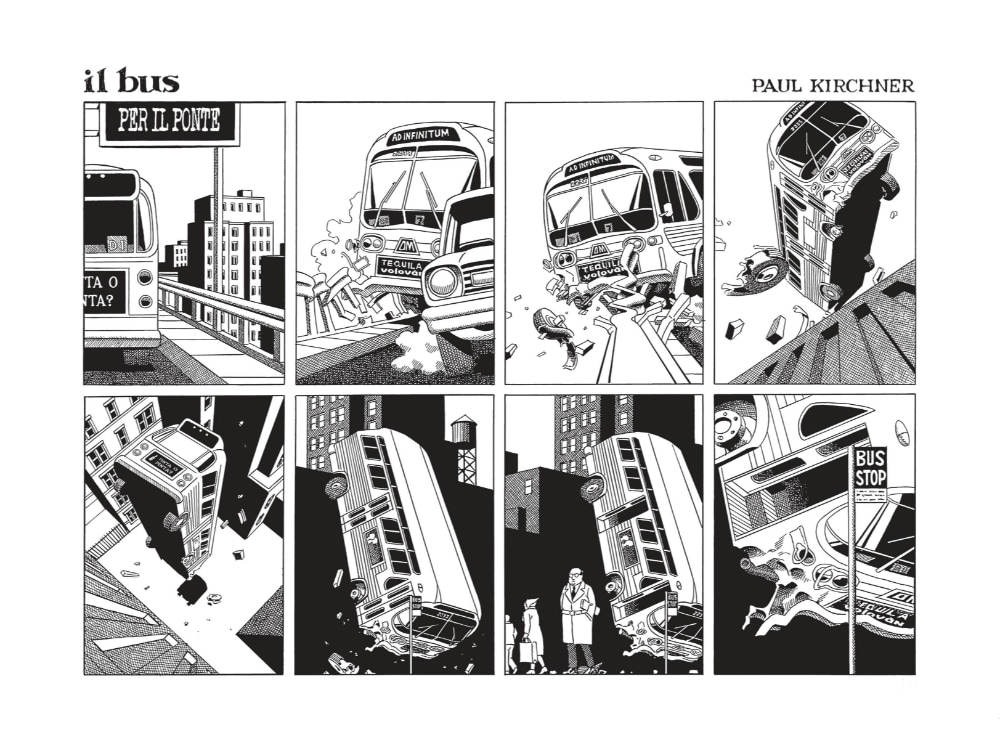 "IL BUS" di Paul Kirchner, pubblicato da Barta Edizioni. 