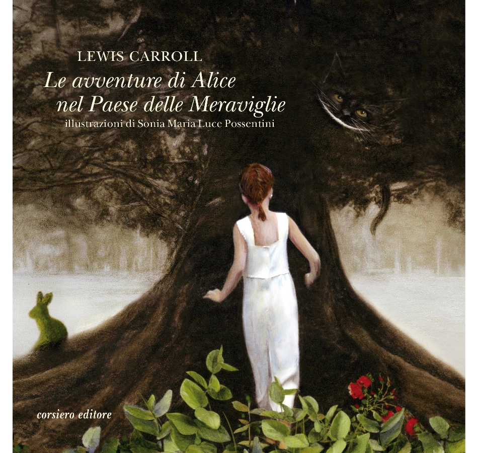 "Le avventure di Alice nel Paese delle Meraviglie" di Lewis Carroll. Illustrazioni di Sonia Maria Luce Possentini, traduzione di Andrea Casoli, pubblicato da Corsiero editore. Il capolavoro di Lewis Carroll, Le avventure di Alice nel paese delle meraviglie, pubblicato per la prima volta nel 1865, torna grazie alle splendide e suggestive illustrazioni di Sonia Luce Maria Possentini (vincitrice del prestigioso Premio Andersen 2017) e la versione integrale del testo nella traduzione di Andrea Casoli, in una preziosa edizione di Corsiero Editore. Per gentile concessione dell`editore pubblichiamo alcuni del bellissimi disegni di Sonia Luce Maria Possentini, vincitrice del prestigioso Premio Andersen 2017 come miglior illustratrice.
