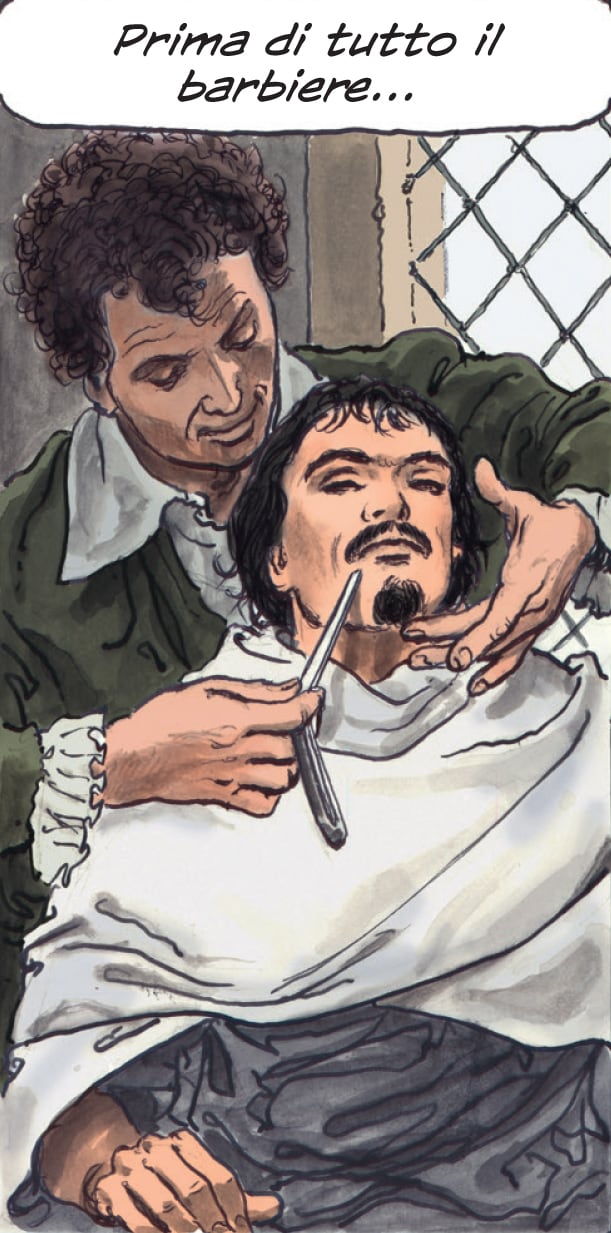 "Caravaggio - La tavolozza e la spada" di Milo Manara