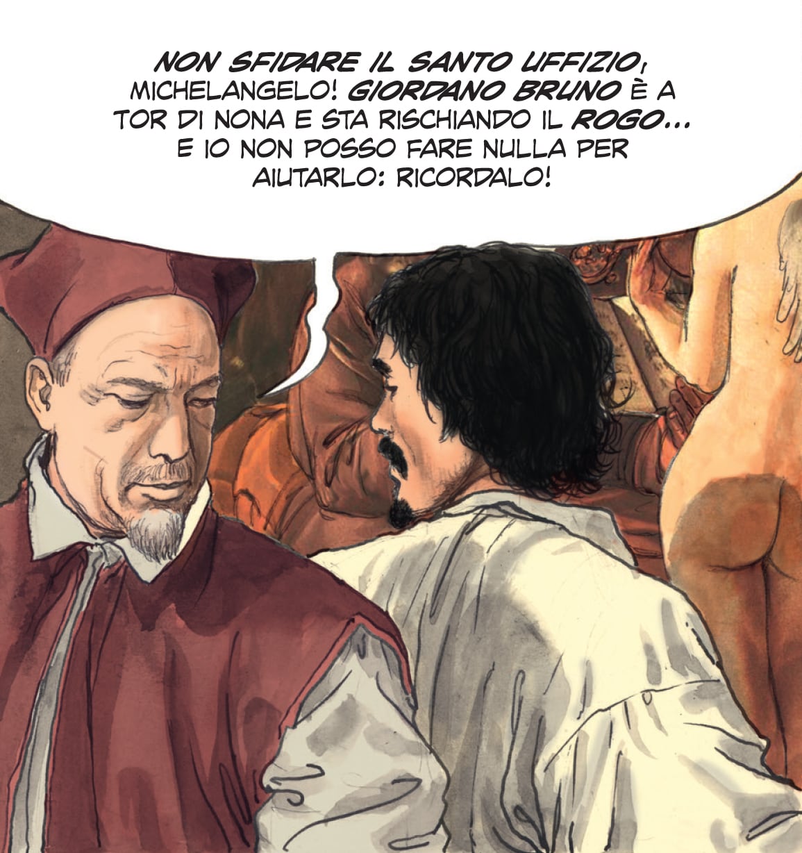 "Caravaggio - La tavolozza e la spada" di Milo Manara