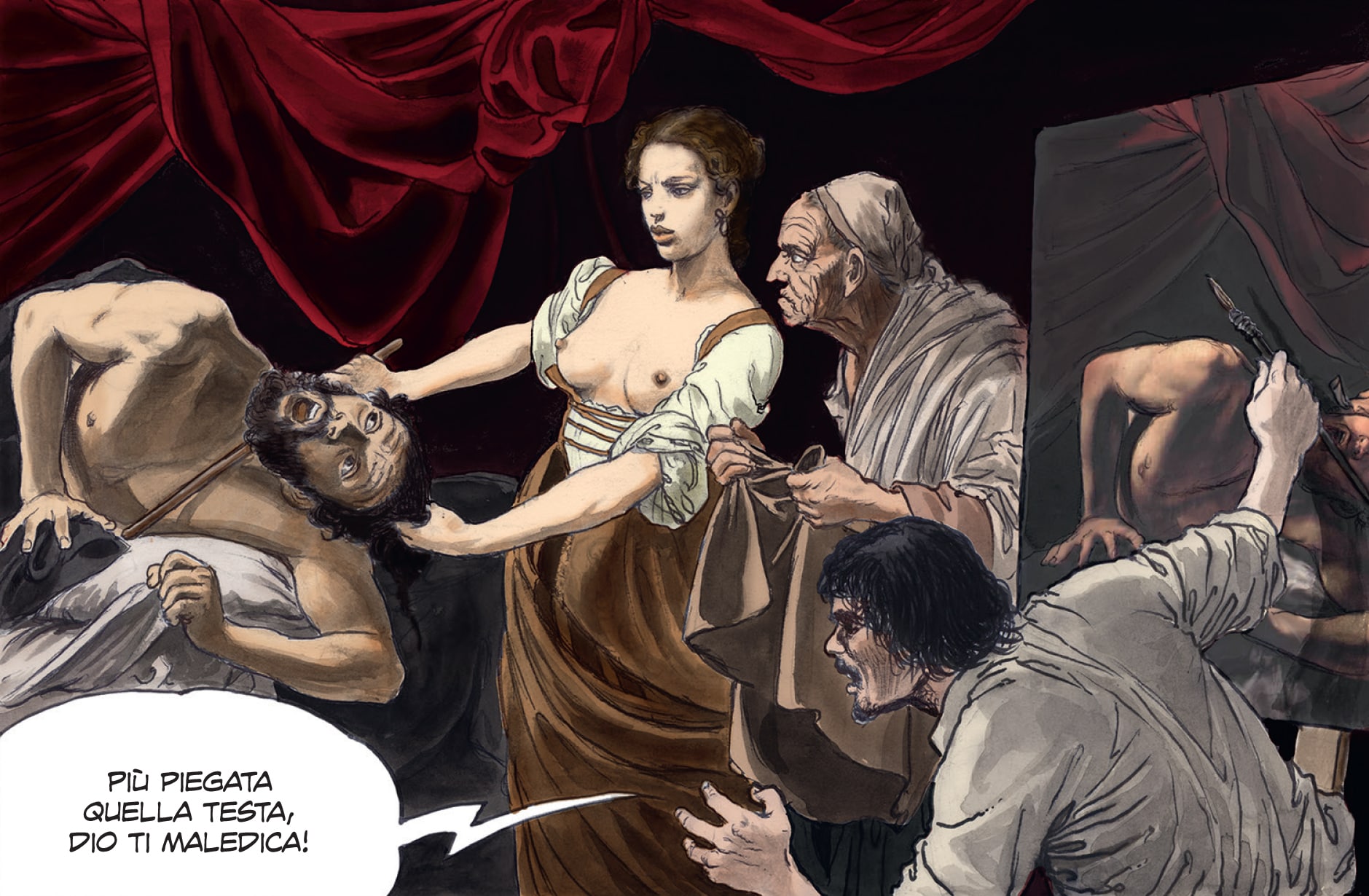 "Caravaggio - La tavolozza e la spada" di Milo Manara