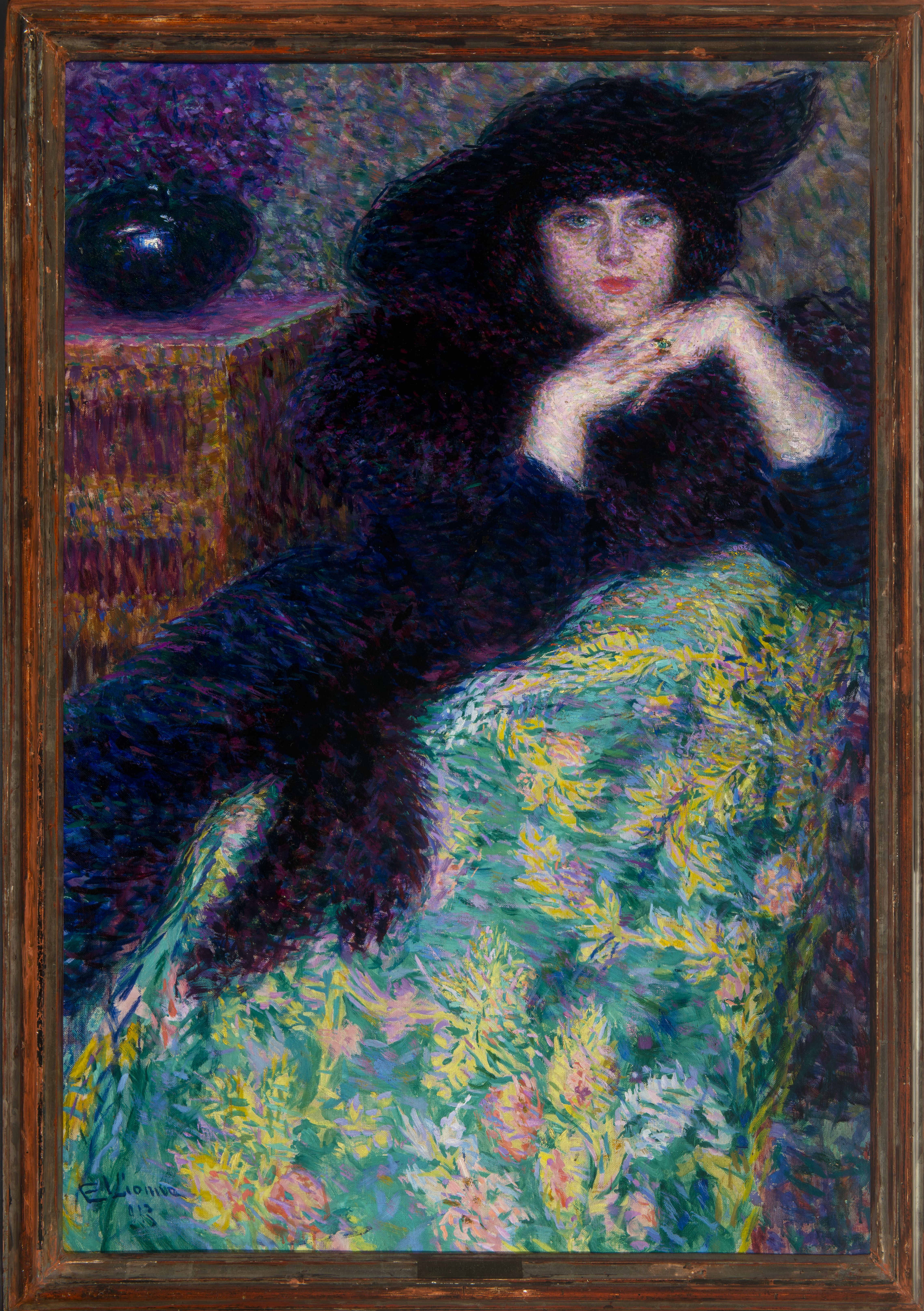 Lionne (Enrico Della Leonessa). Violette, 1913. Olio su tela