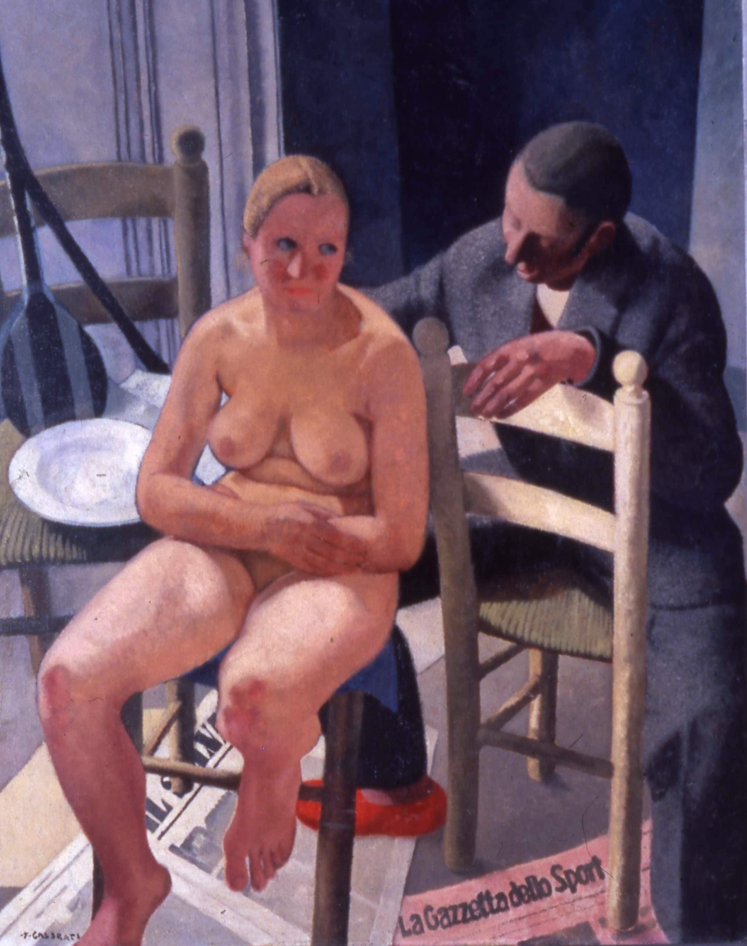 Felice Casorati. Susanna, 1929. Olio su tela