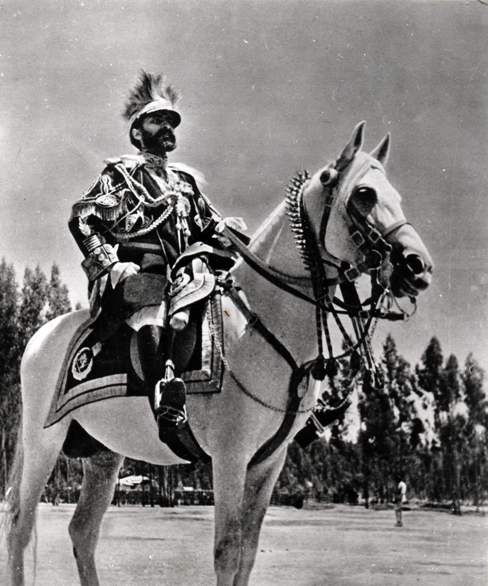 Haile Selassie, ultimo Imperatore d'Etiopia in due diversi periodi: dal 1930 al 1936 e dal 1941 al 1974
