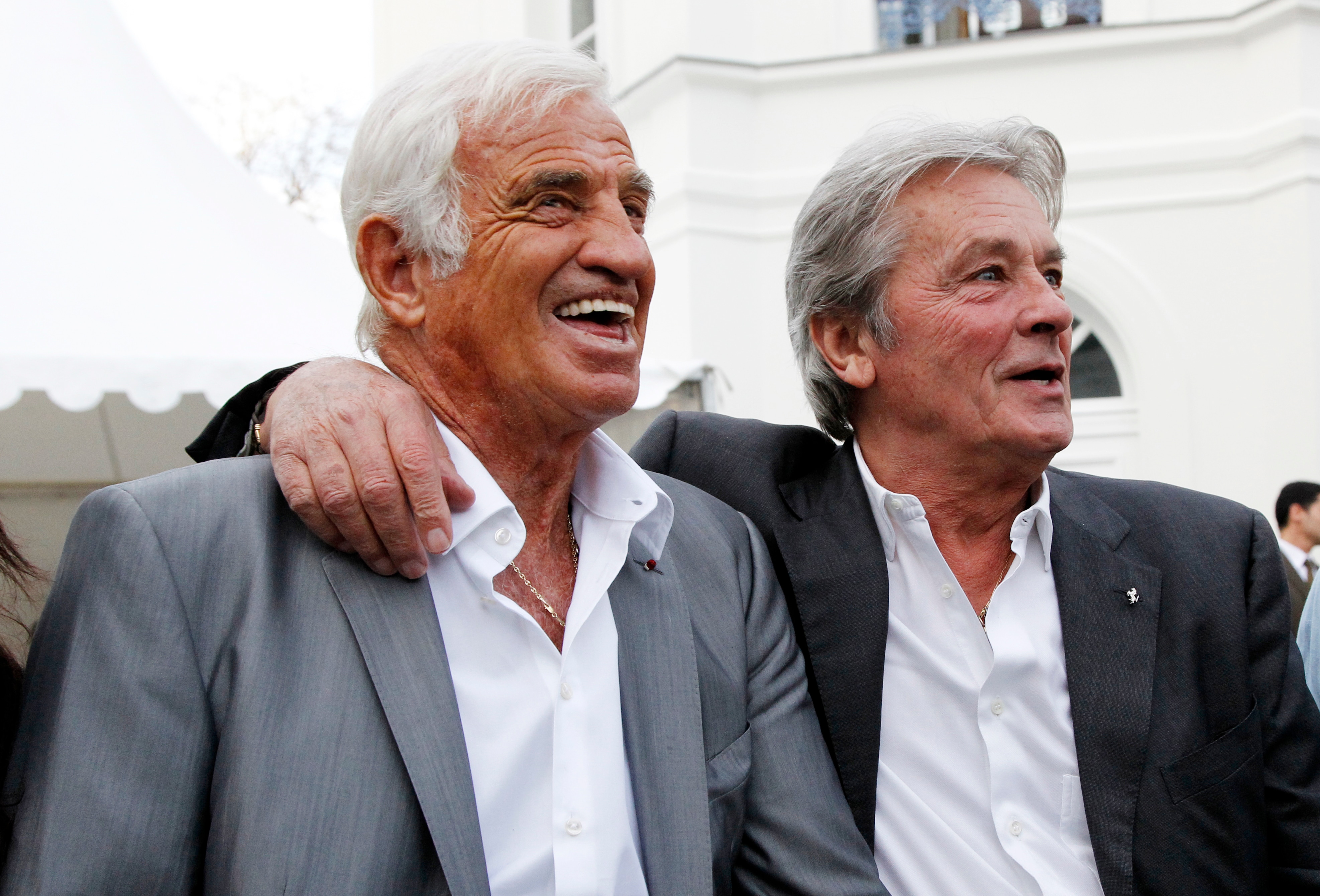 Jean-Paul Belmondo e Alain Delon nel 2010 