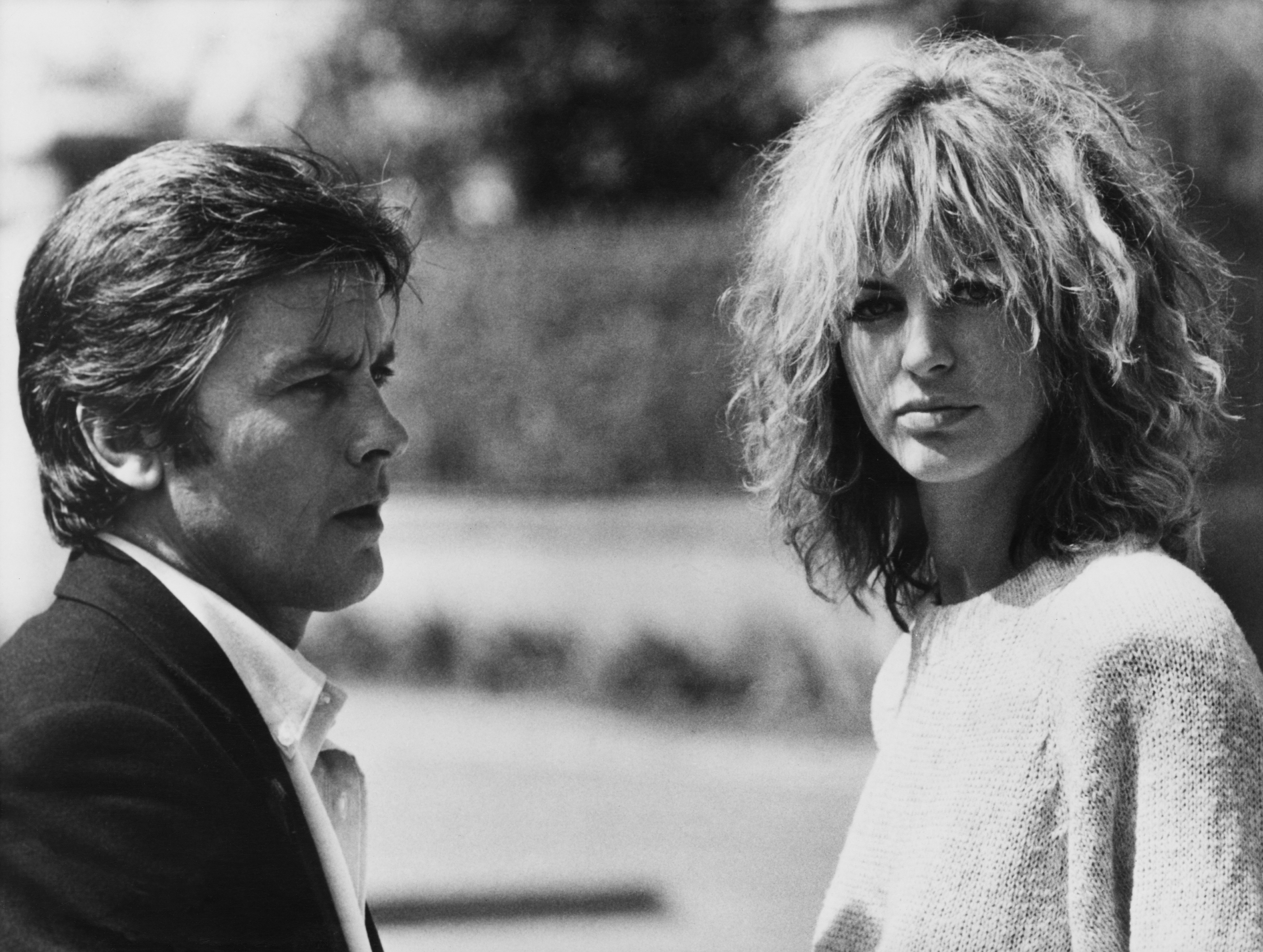 Alain Delon e Dalila Di Lazzaro 1980