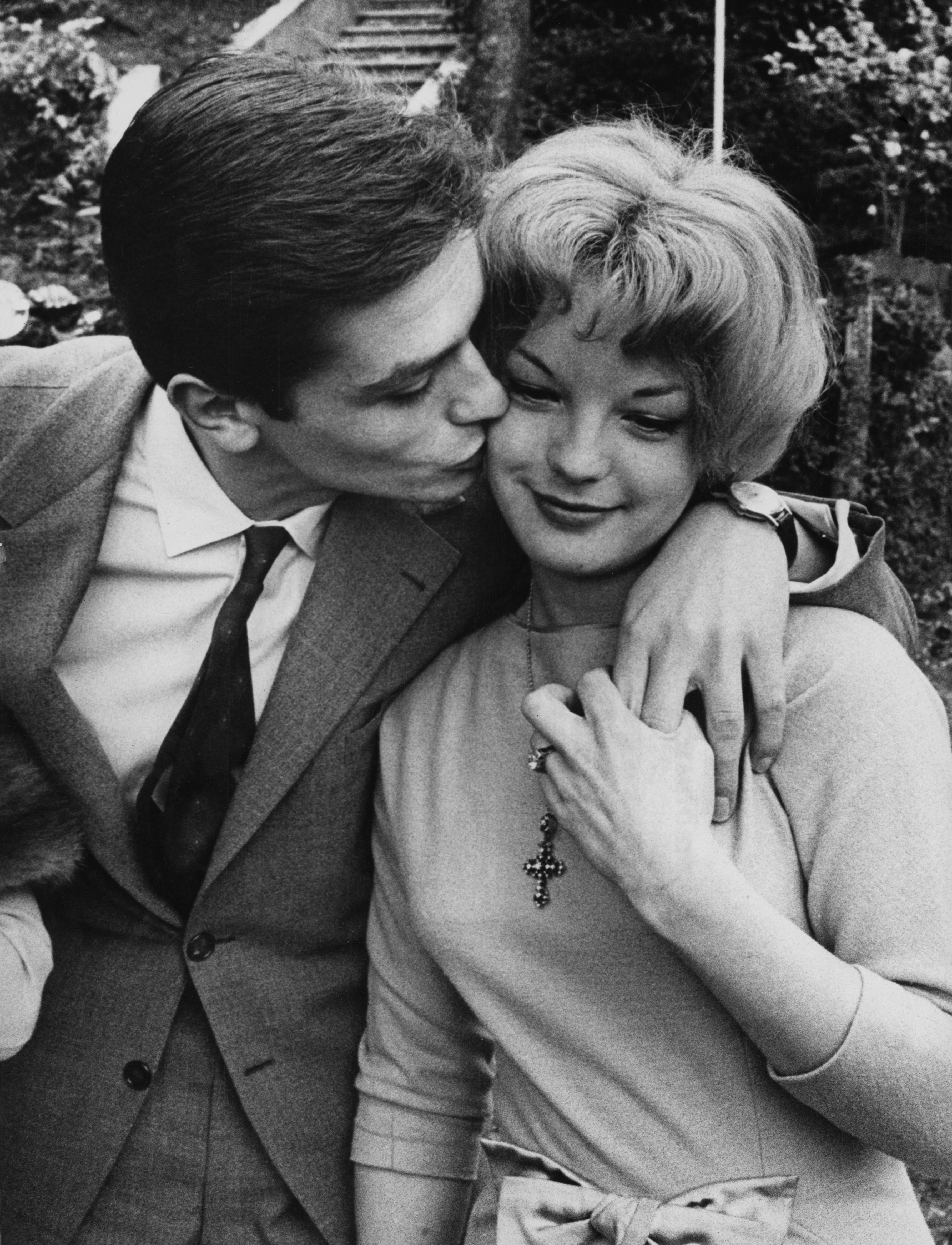 Alain Delon e Romy Schneider nel 1959 a Lugano