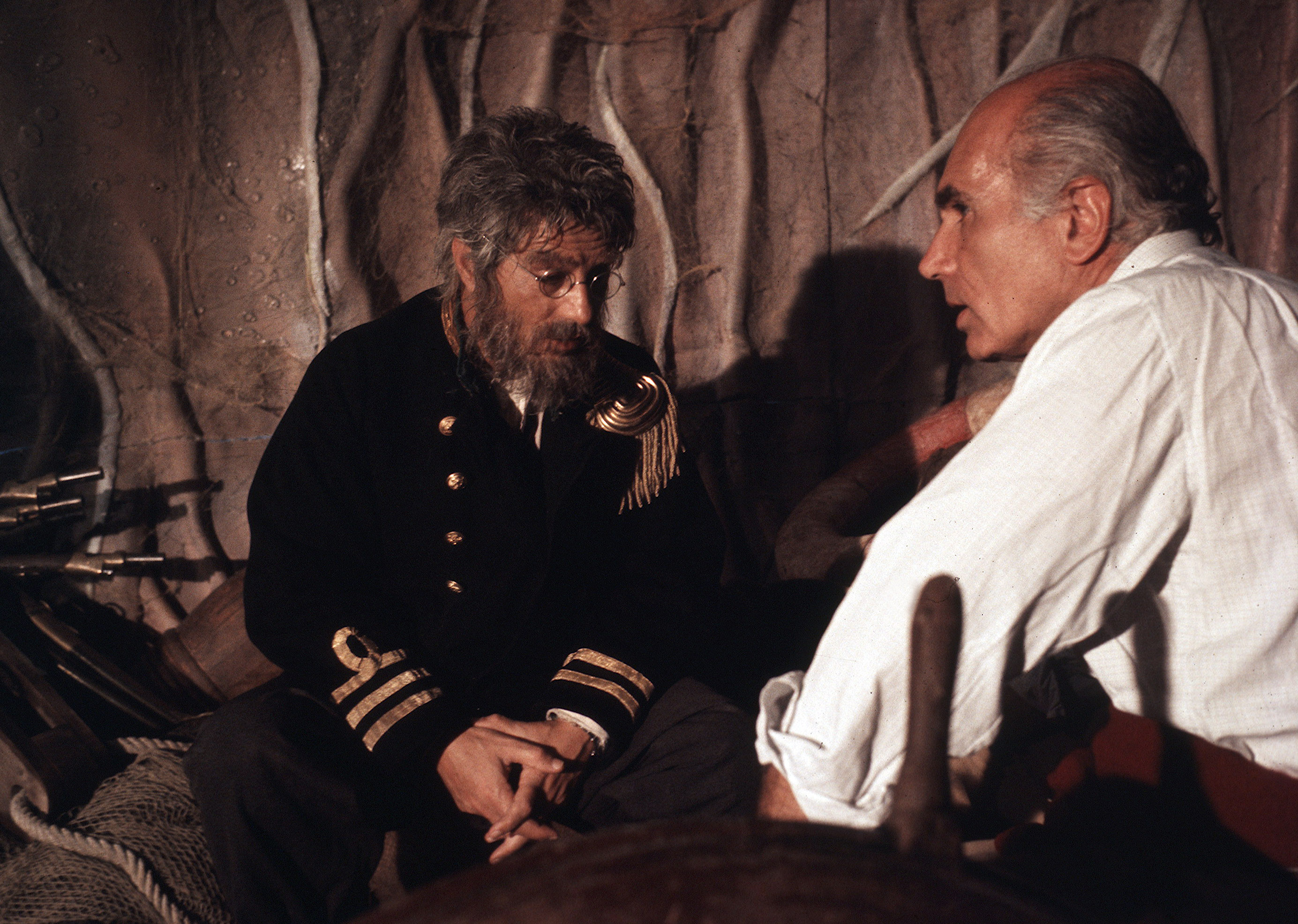 Nino Manfredi- Geppetto col regista Luigi Comencini nel 1972