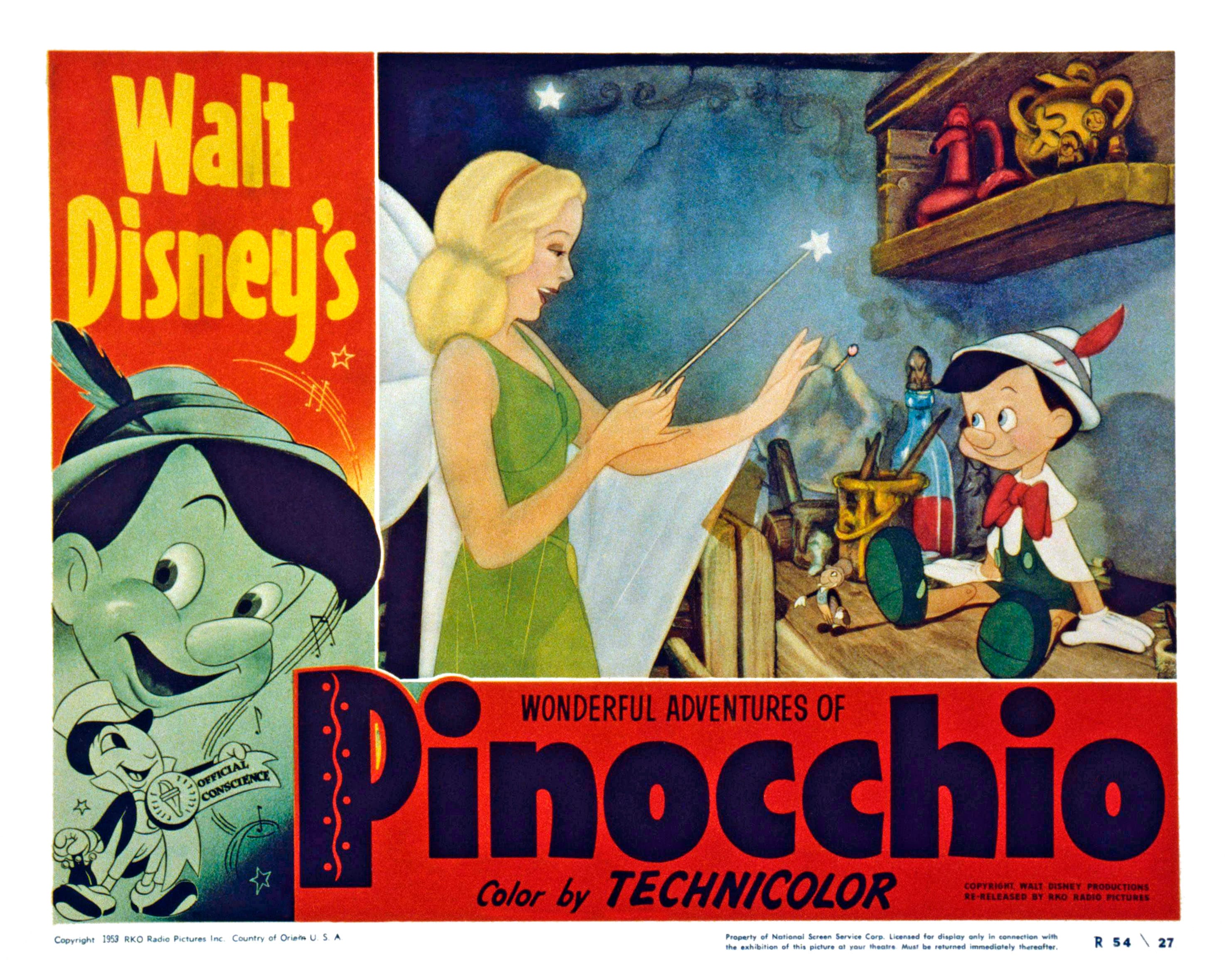 Pinocchio e la Fata Turchina, 1940 Walt Disney