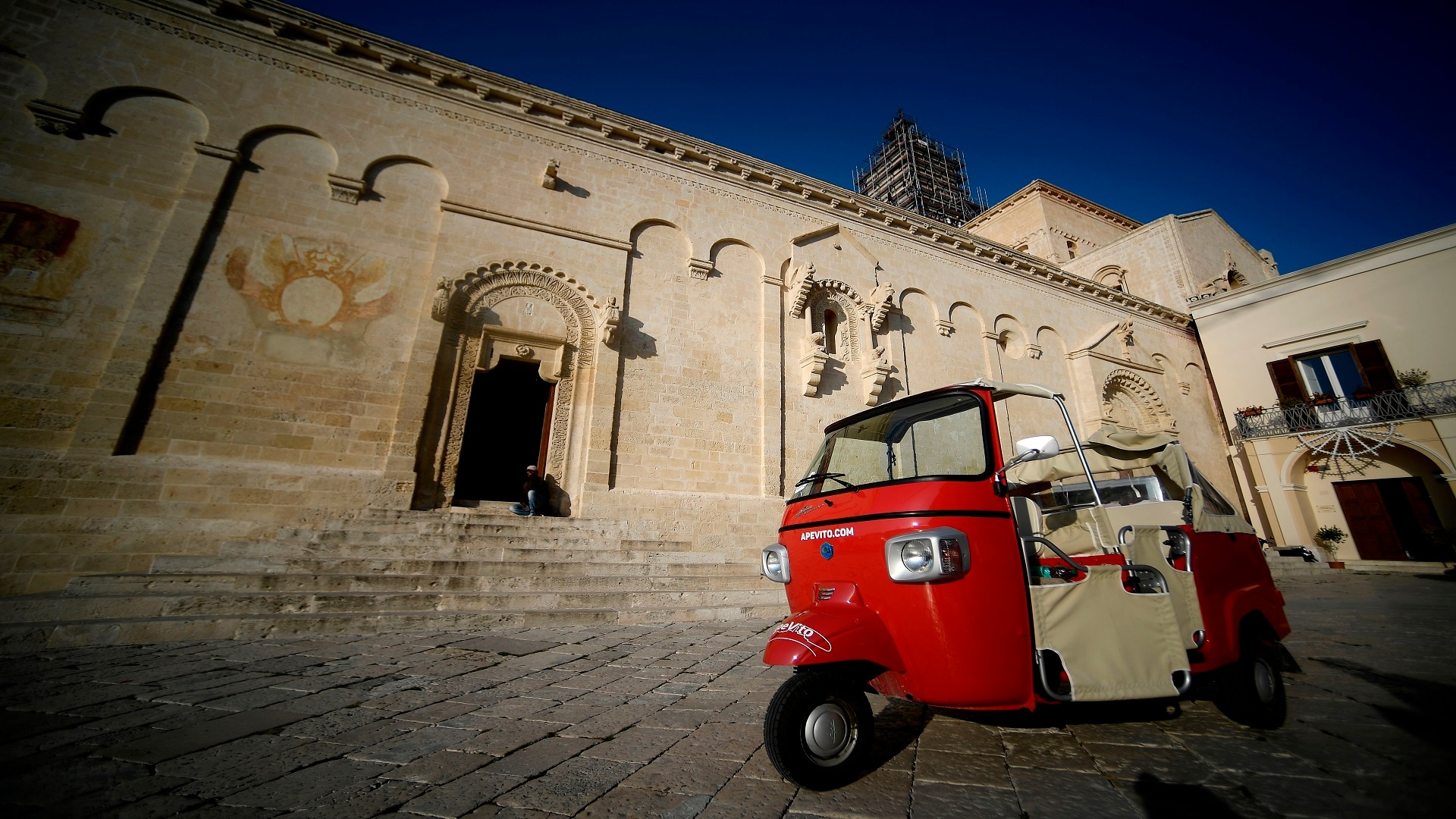 Una piazza di Matera