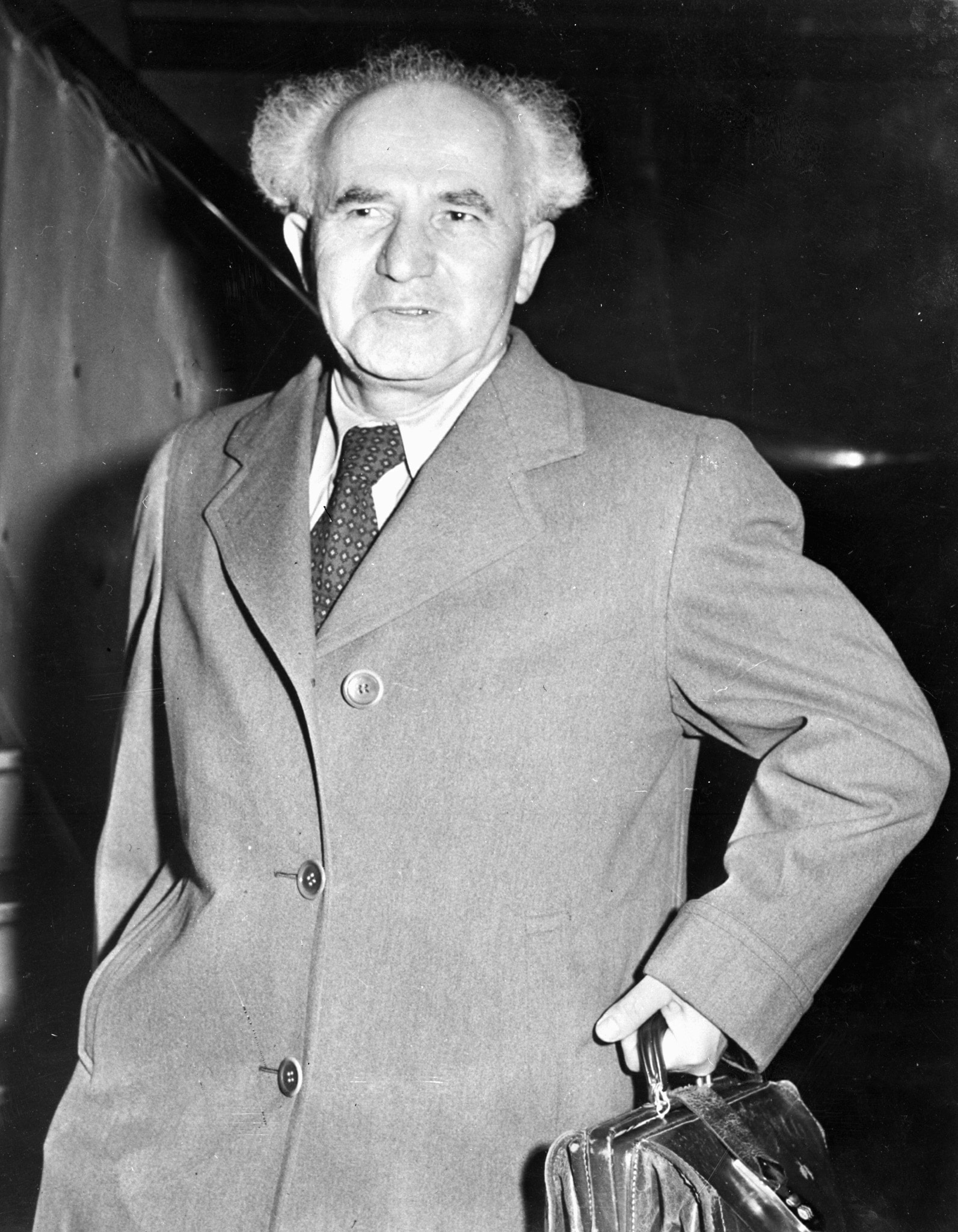 David Ben Gurion, dal 1935 al 1948 si è occupato anche della questione degli immigrati ebraici.