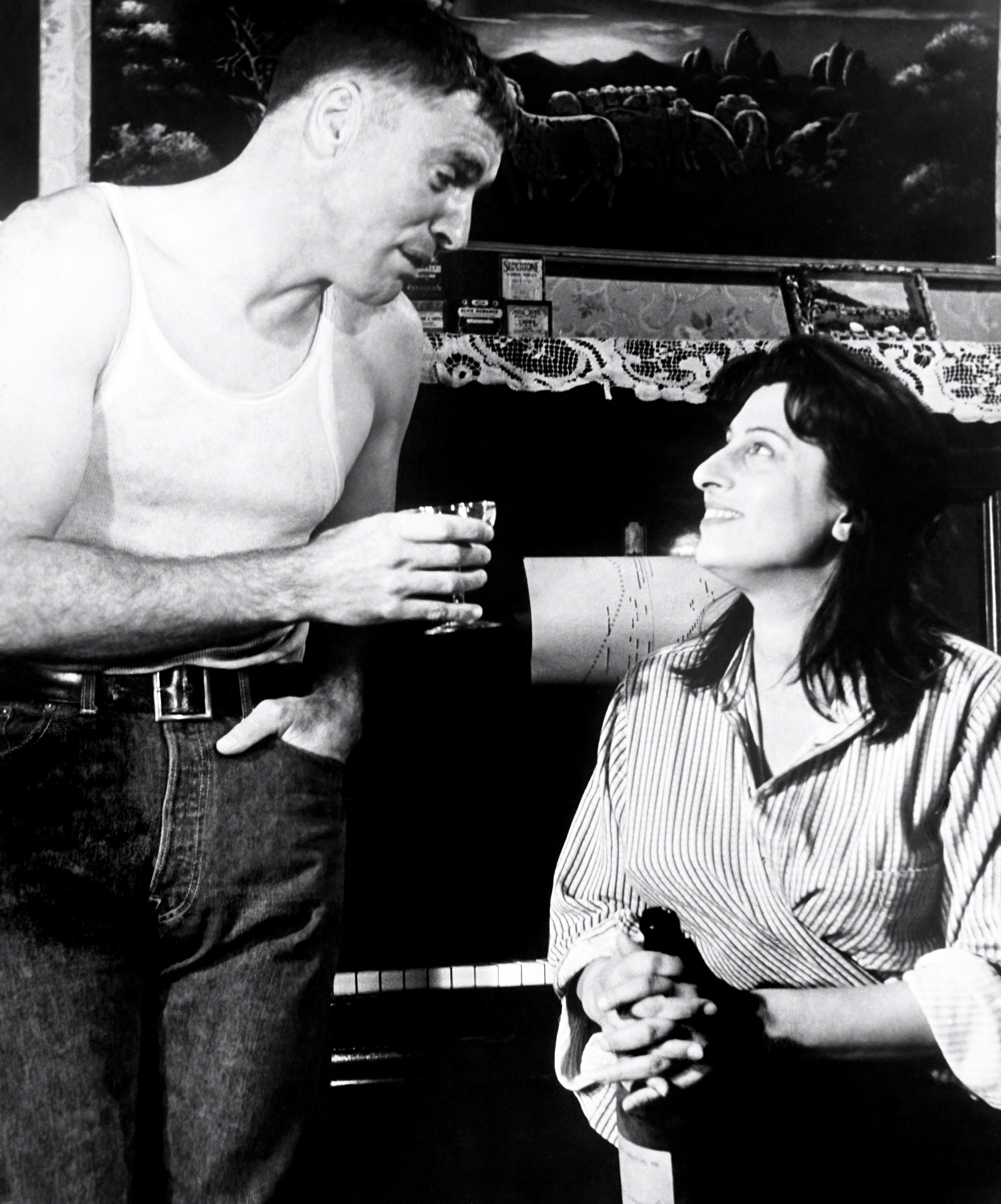 Sul set con Burt Lancaster