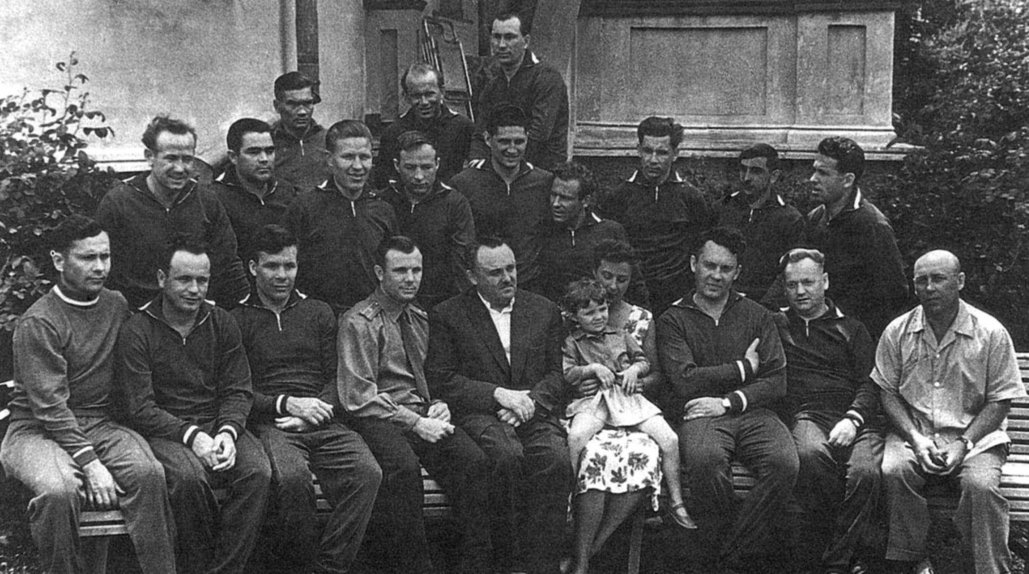 Gruppo di cosmonautici sovietici nel 1960